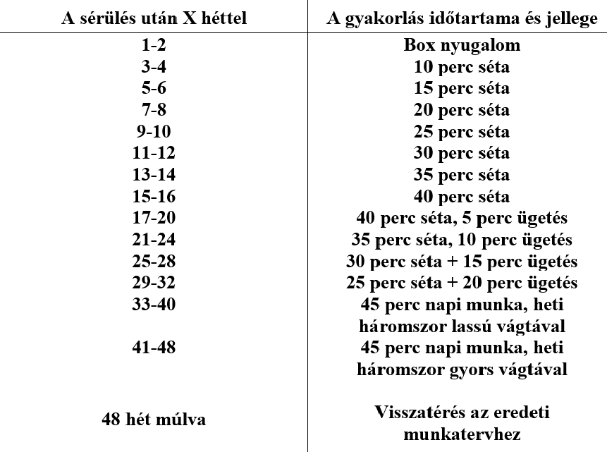 kontrollalt mozgatas tablazat